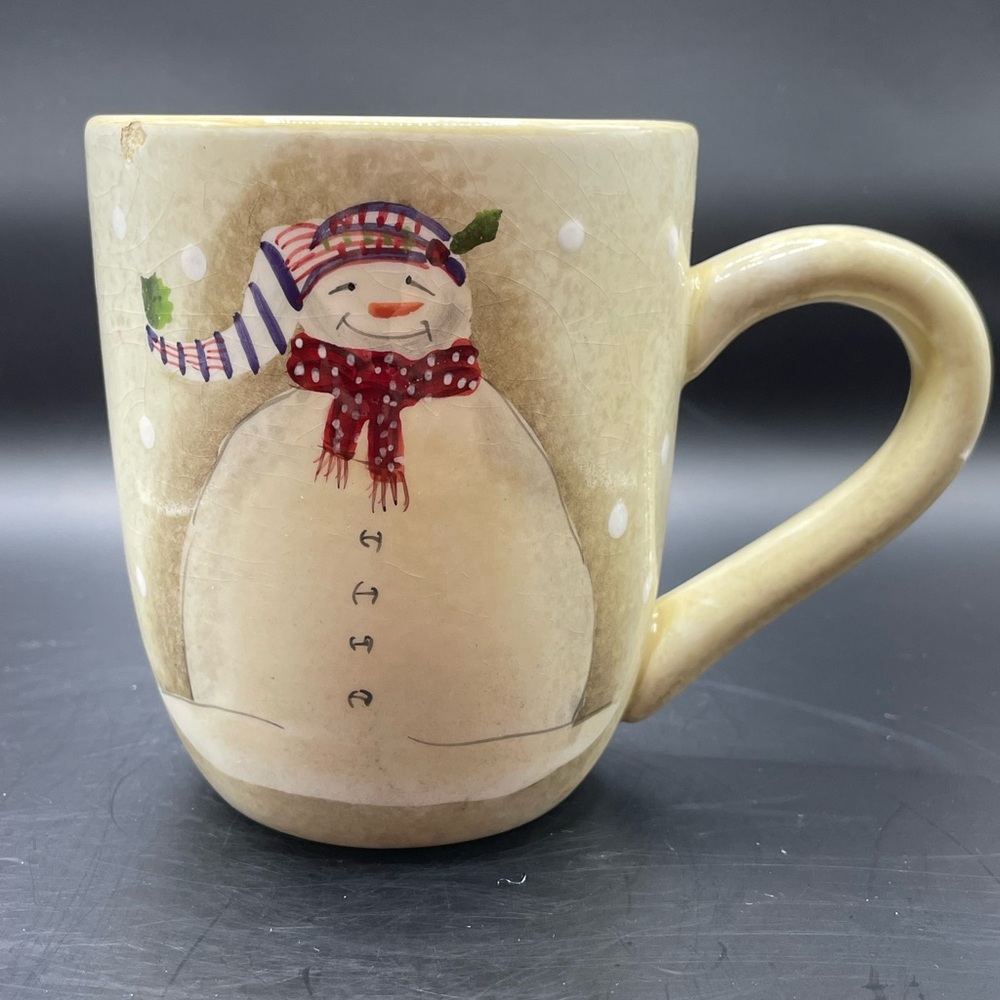 Sakura By Debbie Taylor-Kerman Snowmates Coffee Mug Snowman Winter